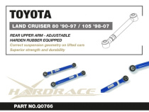 Toyota LAND CRUISER 80 90-97 / 105 98-07 Bakre Övre Länkarmar (Förstärkta Gummibussningar) - 2Delar/Set Hardrace